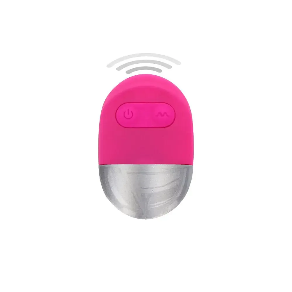 Toyjoy Silicone Pink Rechargeable Love Egg with Remote