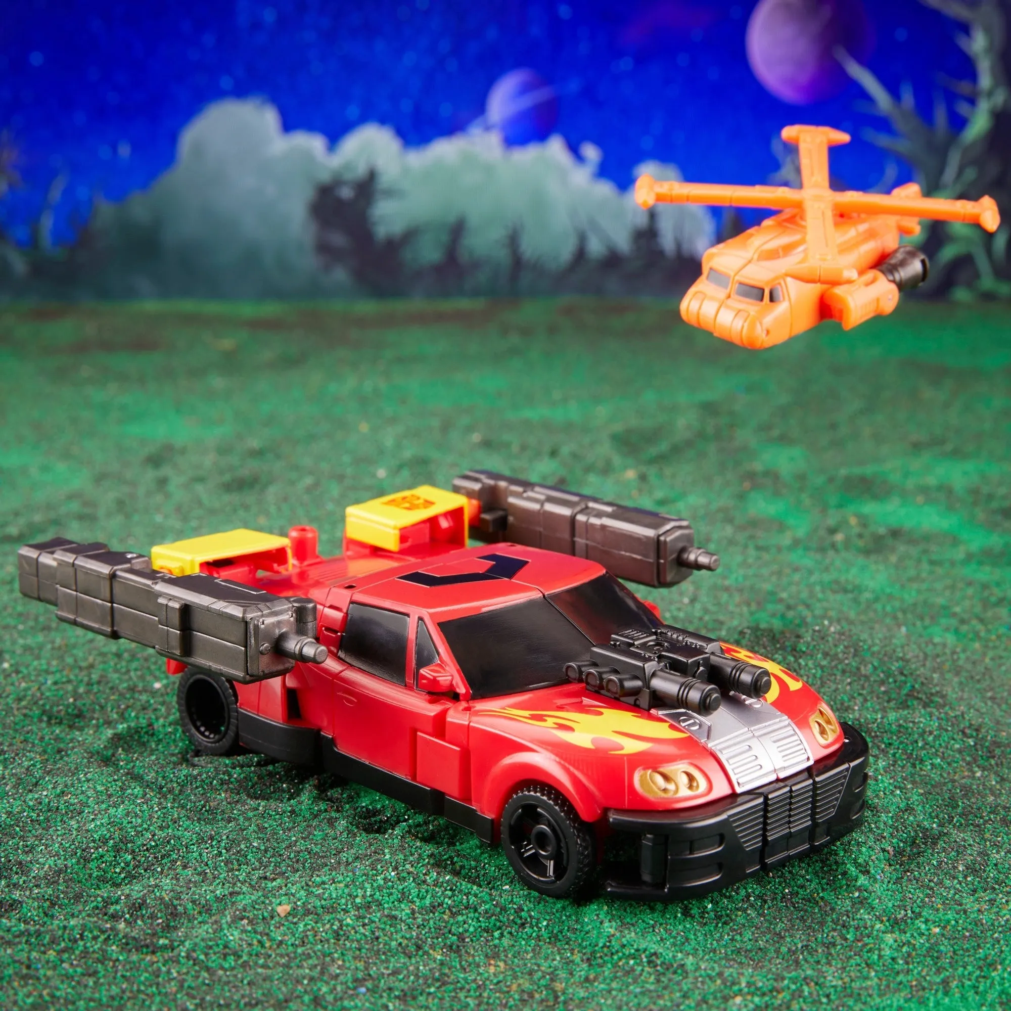 Transformers Generations Legacy Evolution Armada Universe Powerlinx Hot Shot and Jolt SDCC Exclusive Action Figure