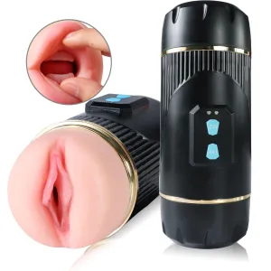 Vagina and Mouth Masturbator Double Sided Masturbation Stroker