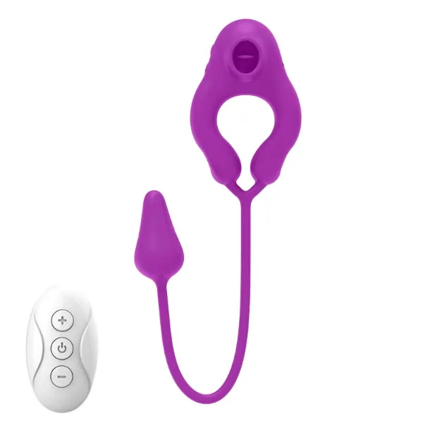 Vibrating Clit Stimulator Cock Sleeve Ring
