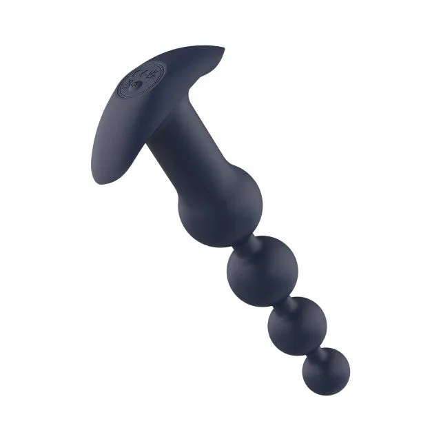 Vibrator anal DREAMTOYS Startroopers Apollo. control prin telecomandă. 10 funcții de vibrație. rezistent la apă IPX6. albastru