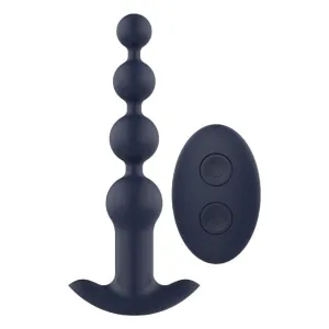 Vibrator anal DREAMTOYS Startroopers Apollo. control prin telecomandă. 10 funcții de vibrație. rezistent la apă IPX6. albastru