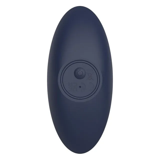 Vibrator anal DREAMTOYS Startroopers Apollo. control prin telecomandă. 10 funcții de vibrație. rezistent la apă IPX6. albastru