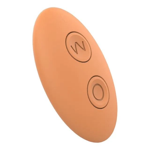 Vibrator dublu DREAMTOYS Glam Couples Vibrator. control prin telecomandă. 7 funcții de vibrație. culoare portocaliu