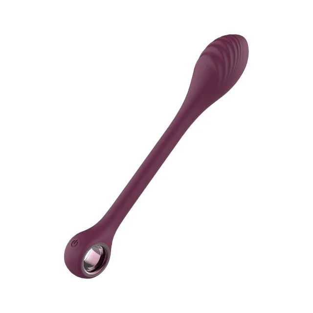 Vibrator flexibil DREAMTOYS Glam Bendable G-Spot. pentru stimularea punctului G. 7 funcții de vibrație. lungime 22 cm. mov