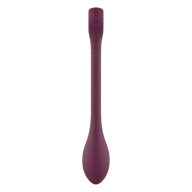 Vibrator flexibil DREAMTOYS Glam Bendable G-Spot. pentru stimularea punctului G. 7 funcții de vibrație. lungime 22 cm. mov