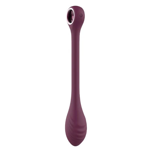 Vibrator flexibil DREAMTOYS Glam Bendable G-Spot. pentru stimularea punctului G. 7 funcții de vibrație. lungime 22 cm. mov