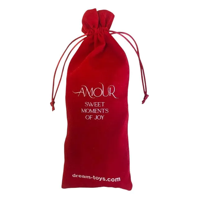 Vibrator rabbit DREAMTOYS Amour Camille. pentru stimularea clitorisului și punctului G. 10 funcții de vibrație. roșu