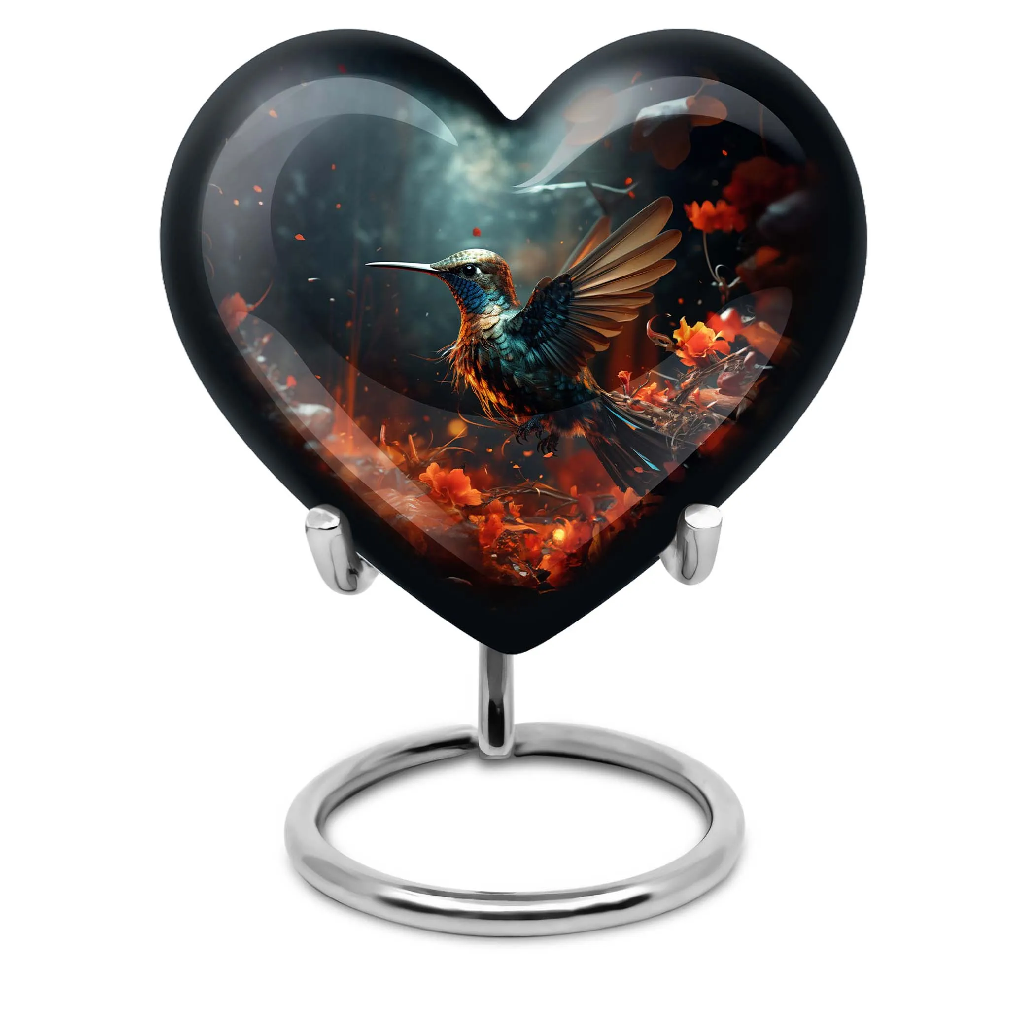 Whispering Wings - Hummingbird Commemorative Cremation Urn,
