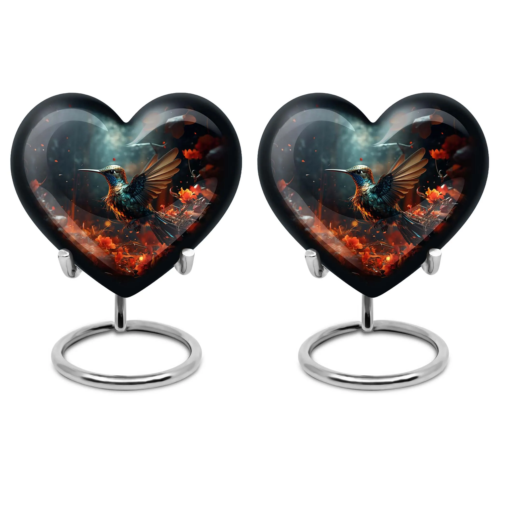 Whispering Wings - Hummingbird Commemorative Cremation Urn,