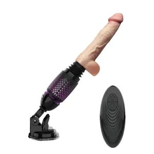 Wireless Remote Control Telescopic Dildo Vibrator