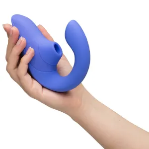 Womanizer Blend  Pleasure Air Clitoral & G-Spot Rabbit - Blue