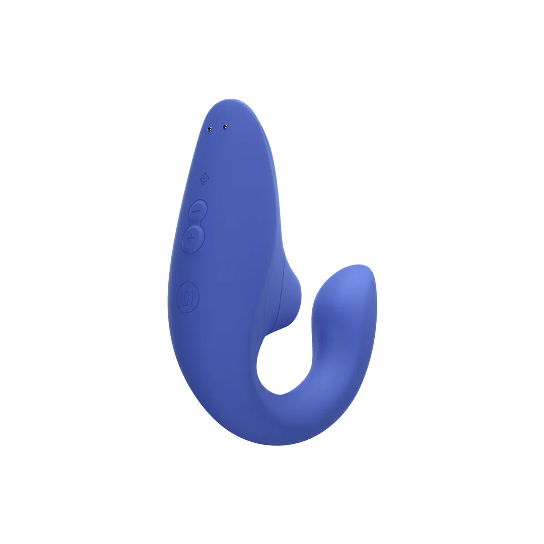 Womanizer Blend  Pleasure Air Clitoral & G-Spot Rabbit - Blue