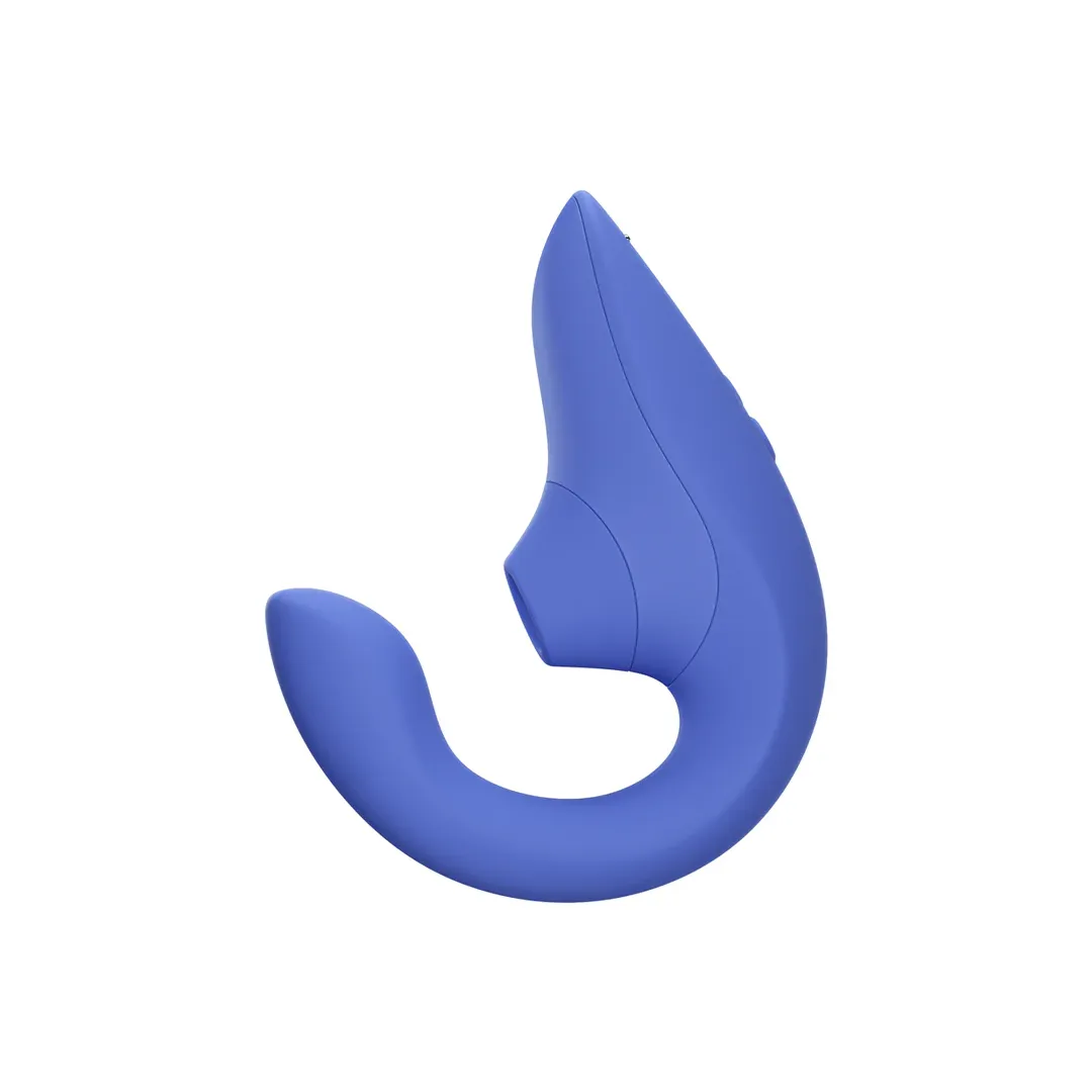 Womanizer Blend  Pleasure Air Clitoral & G-Spot Rabbit - Blue