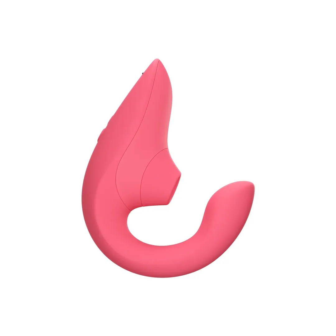 Womanizer Blend  Pleasure Air Clitoral & G-Spot Rabbit -  Rose