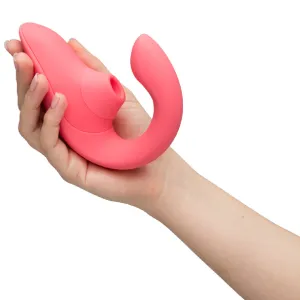 Womanizer Blend  Pleasure Air Clitoral & G-Spot Rabbit -  Rose