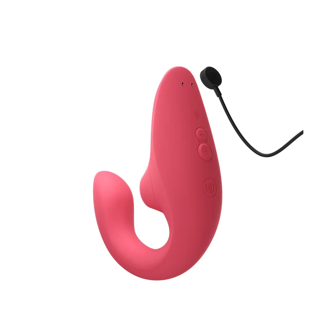 Womanizer Blend  Pleasure Air Clitoral & G-Spot Rabbit -  Rose