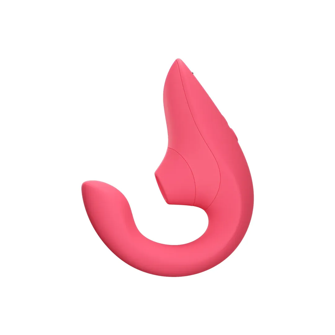Womanizer Blend  Pleasure Air Clitoral & G-Spot Rabbit -  Rose