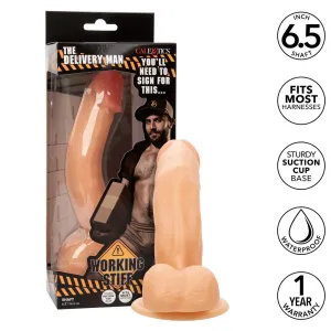 Working Stiff™ Delivery Man 6.5 Dildo by Cal Exotics