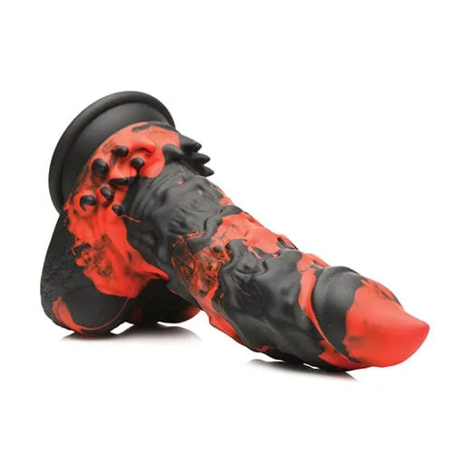 XR - Creature Cocks Fire Demon Monster Silicone Dildo 8.5 (Red)