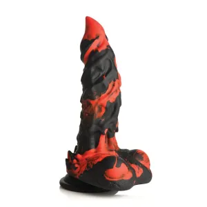 XR - Creature Cocks Fire Demon Monster Silicone Dildo 8.5 (Red)